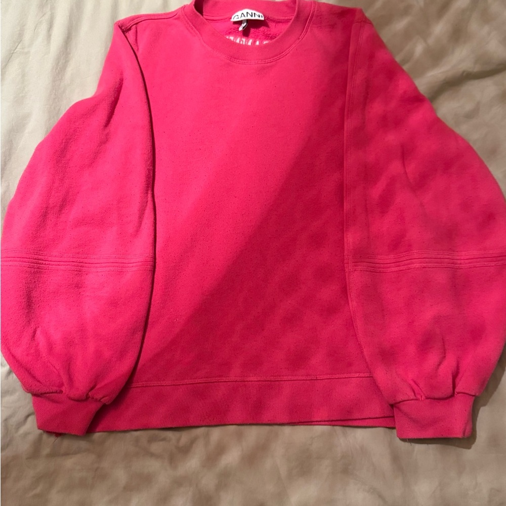 Ganni Women's Pink Sweater